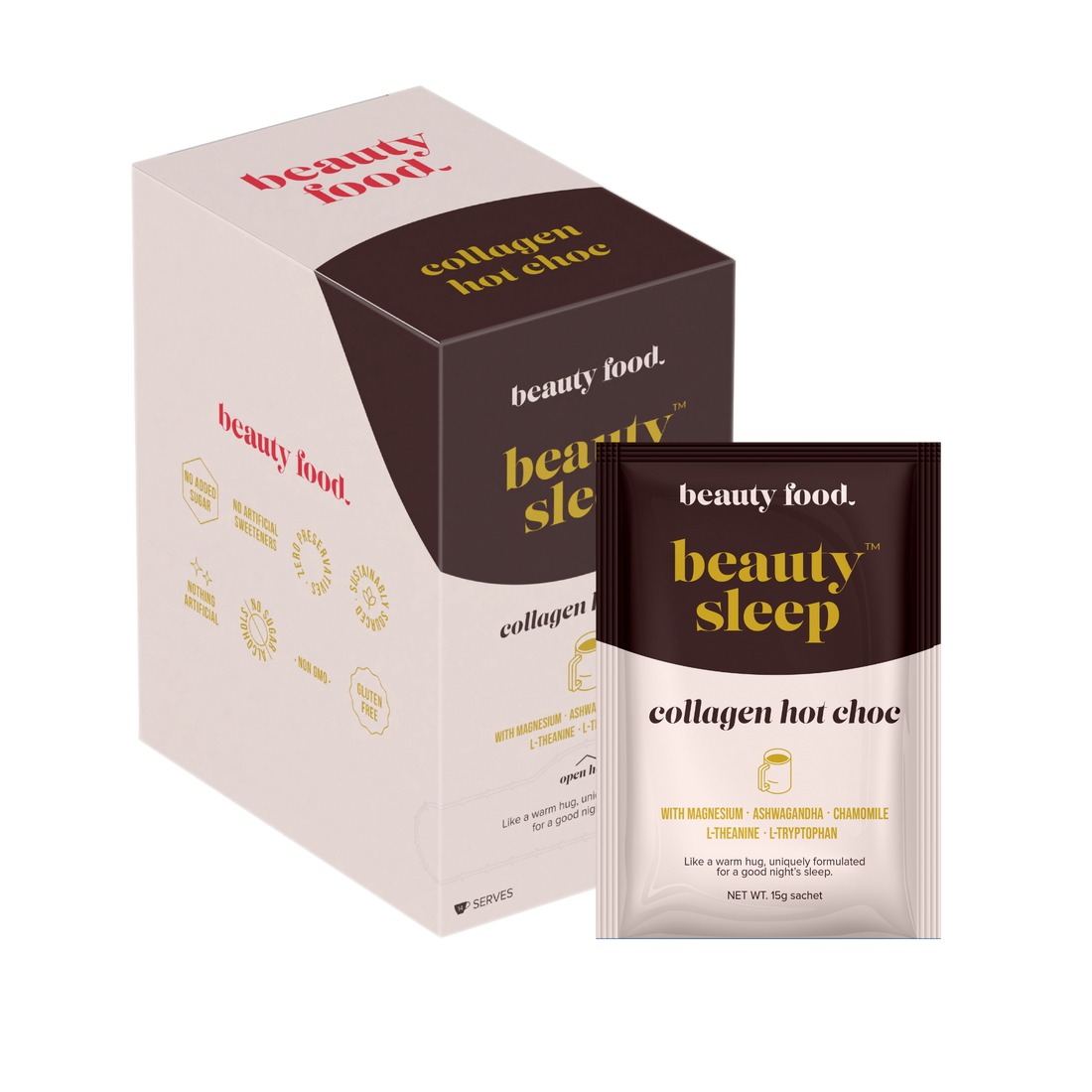 Beauty Sleep Collagen Hot Choc (14 Sachets)