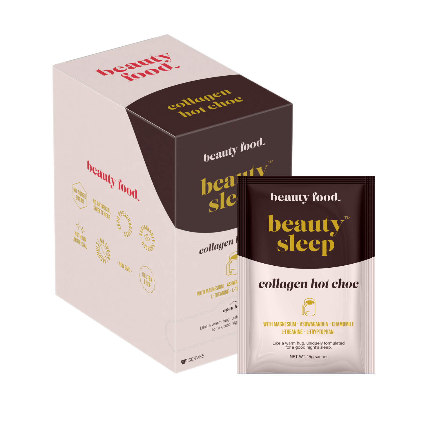 Beauty Sleep Collagen Hot Choc (14 Sachets)